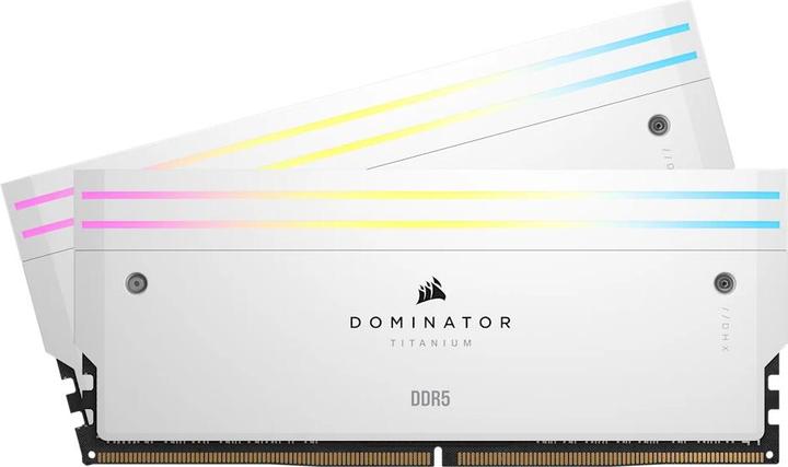 Corsair RAM D5 6000 64GB C30 Dom Titanium K2 W (2 x 32GB, 6000 MHz, DDR5-RAM, DIMM)