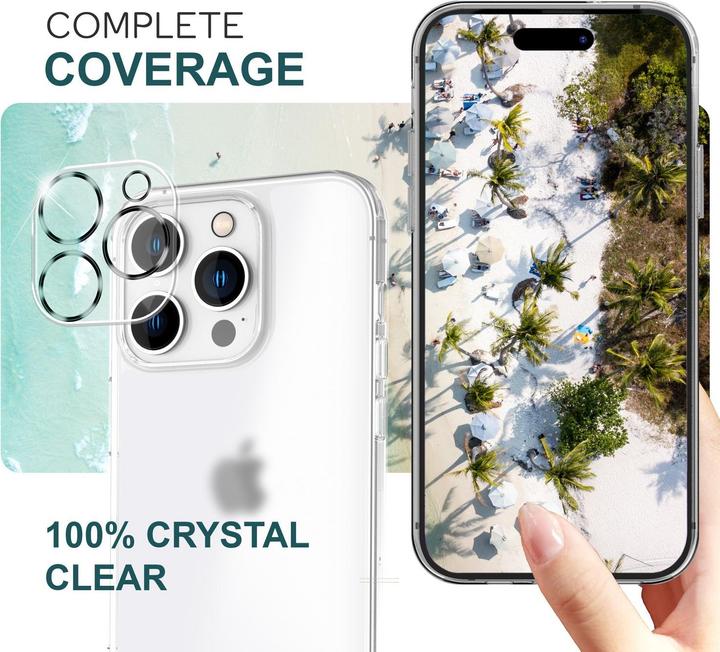 Image du produit Nalia 2x verre de protection de la caméra (2 pièce(s), Apple iPhone 16 Pro)