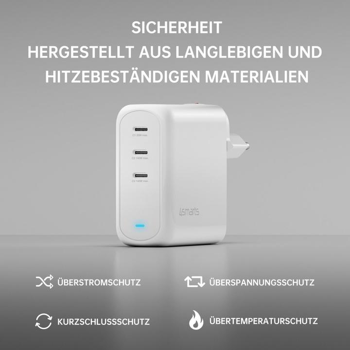 Actual product image 4smarts GaN Flex Pro (140 W)