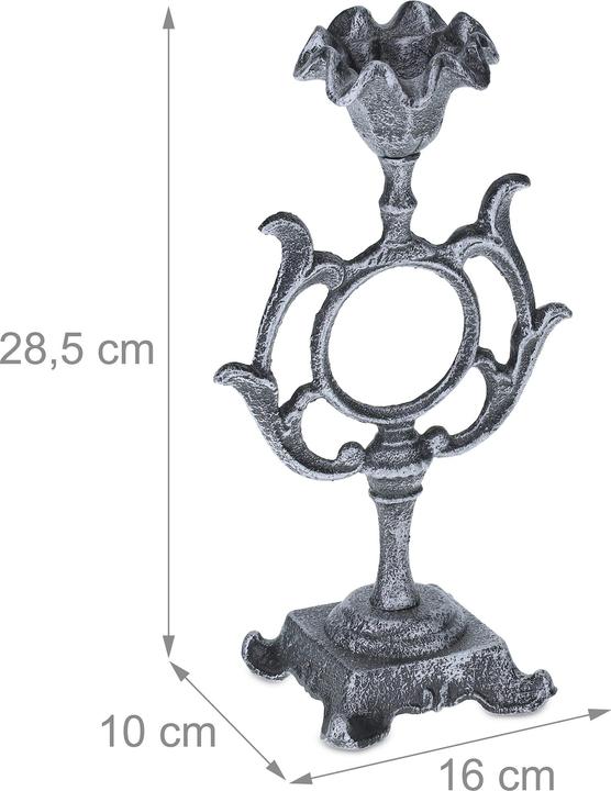Actual product image Relaxdays candle holder (16 x 10 x 28.5 cm)