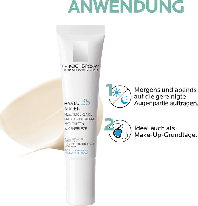 Image du produit La Roche Posay Hyalu B5 (Crème, 15 ml, Jour + nuit)