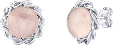 Immagine prodotto Silvego Orecchini Gemma in argento con rosa vera JST17913ERO