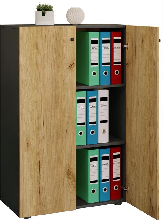 Produktbild VCM Büroschrank Aktenschrank Lona 3fach (70 x 111 x 38 cm)