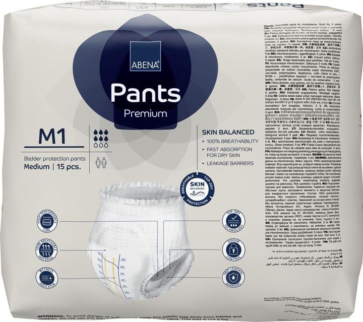 Image du produit Abena Premium M1 bleu (15 x, M)