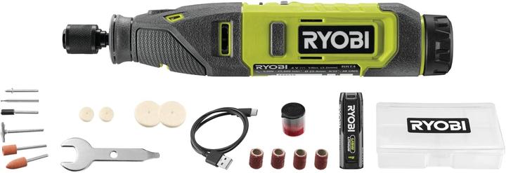 Immagine prodotto Ryobi roterende multivaerktøj RT4120GA15 15 m/15 dele, batteri & lader
