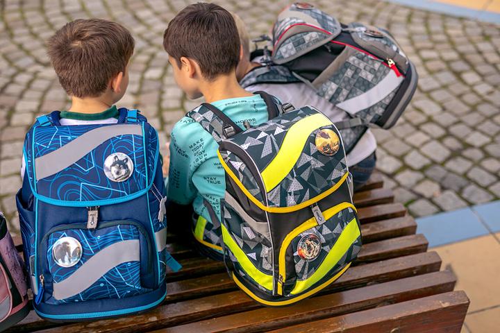 Actual product image Belmil Patch Set "Police" for School Backpack