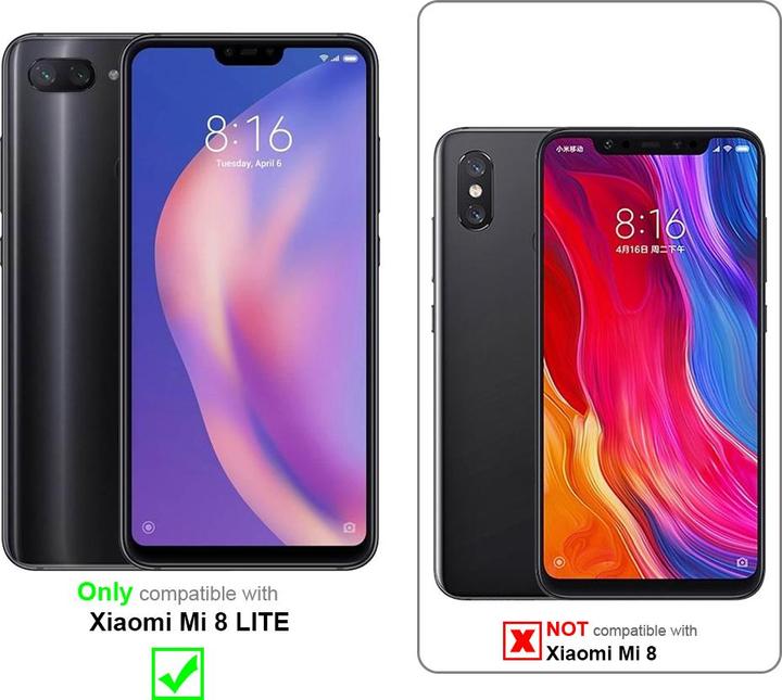 Image du produit Cadorabo Coque pour Xiaomi Mi 8 LITE universel avec Clip (Mi 8 Lite)