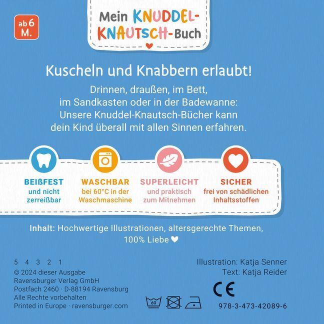 Energie-Label Ravensburger Mein Knuddel-Knautsch-Buch: Wenn kleine Kinder müde sind robust, waschbar und federleicht. (Deutsch)