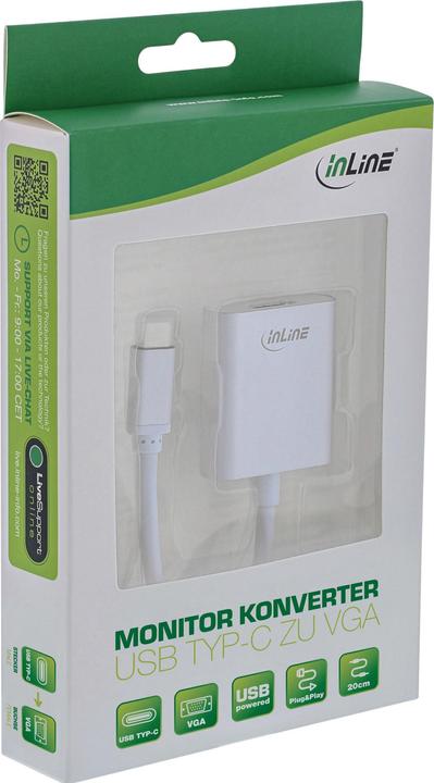 Produktbild InLine USB Display Konverter (VGA, 20 cm)