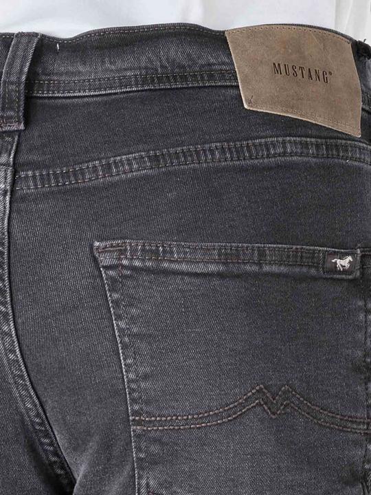 Actual product image Mustang Mid Rise Orlando Jeans Slim Fit Black Used (W34/L36)