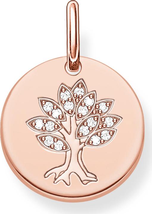 Thomas Sabo Anhänger Lebensbaum Coin (Silber)