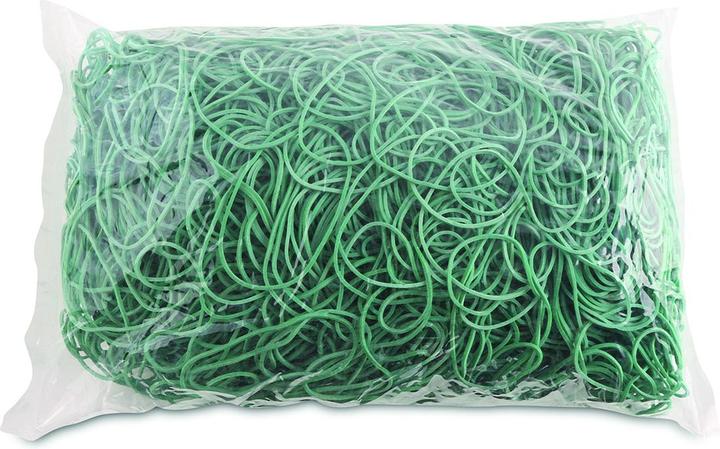 Produktbild Office Products Gummibänder, Durchmesser 60 mm, 1,5 x 1,5 mm, 60 % Gummi, 1000 g, Packung, grün