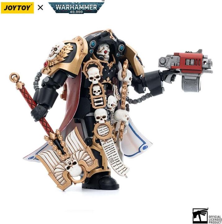 Actual product image Joy Toy Warhammer 40k figurine 1/18 Ultramarines Terminator Chaplain Brother Vanius 12 cm