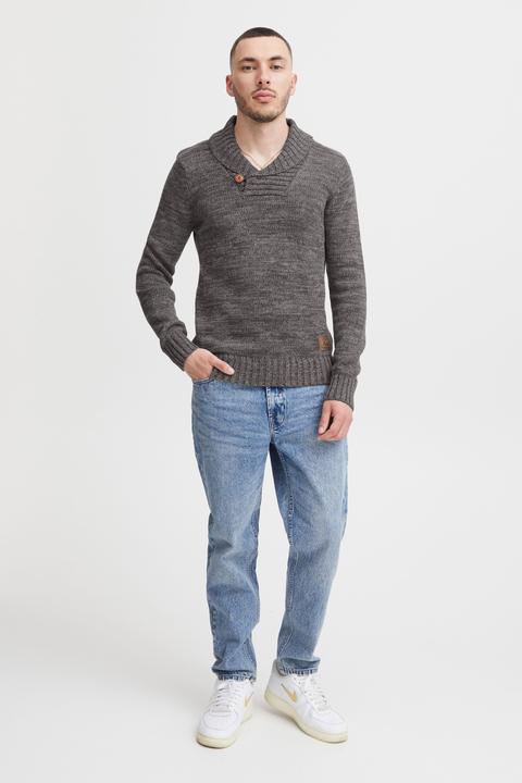 Immagine prodotto Solid Phil Maglione In Maglia Grossa Pullover Maglieria Da Uomo Con Collo A Scialle In Cotone 100% (XL)