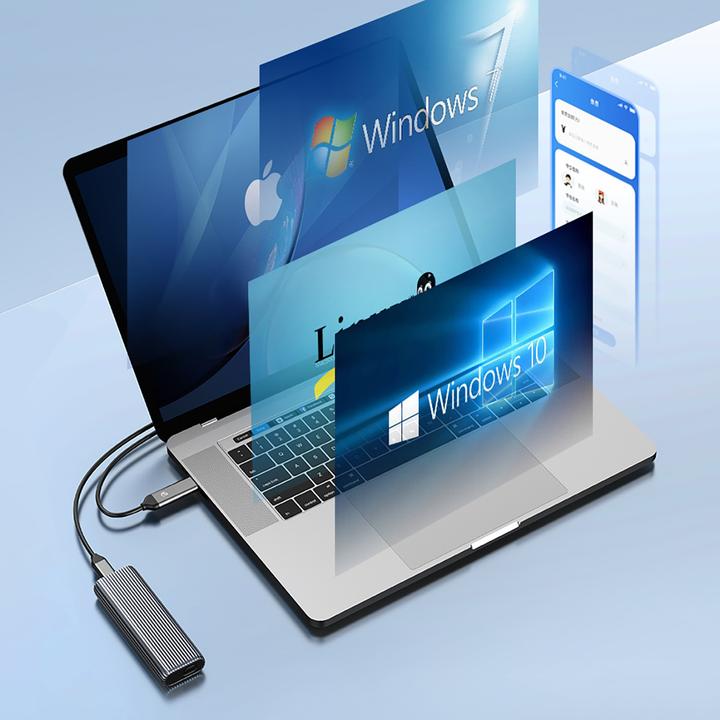 Productafbeelding Orico Other Computer Accessory AM2C3-G2 M.2 NVME USB-C 3.2 Disk Drive - Gray (M.2 2230)