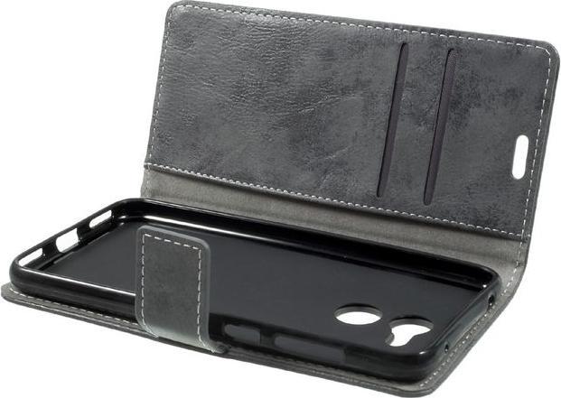Produktbild MU Classic Vintage Look Leder Hülle (Honor V9 Play, Honor 6C Pro)