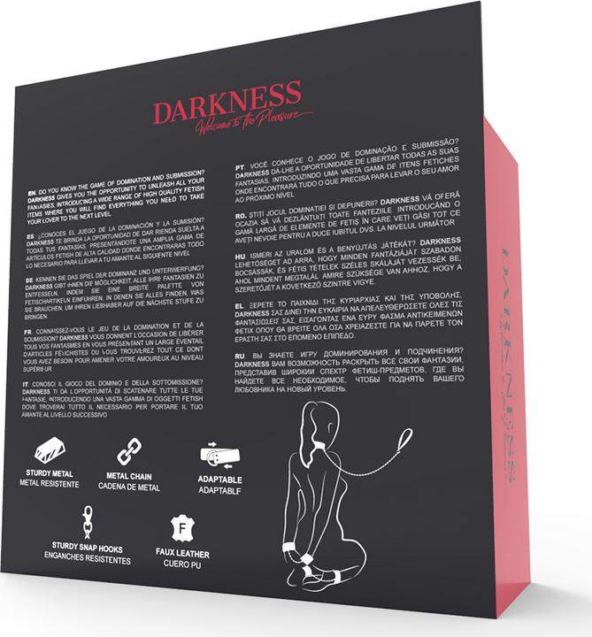 Productafbeelding Darkness Leer en handboeien Zwart