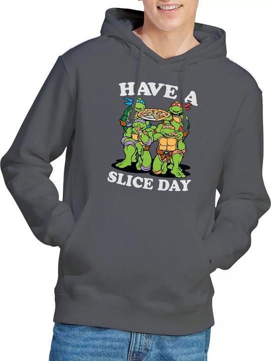 Immagine prodotto Teenage Mutant NT Have A Slice Day Felpa con Cappuccio Uomo (S)