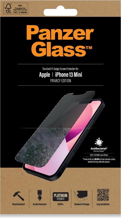 Immagine prodotto PanzerGlass Privacy (1 Pezzo/i, Apple iPhone 13 mini)