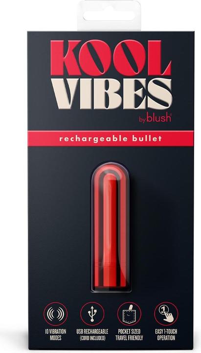 Produktbild Blush Kool Vibes 2.5 Inch Discreet & Travel-Friendly Mini Bullet Vibrator - 10 Vibration Modes with