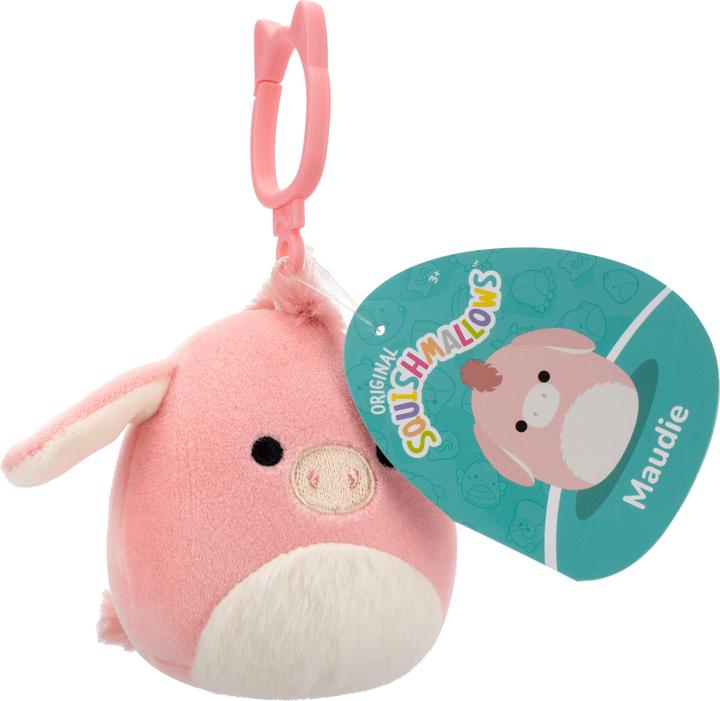 Squishmallows - 9 cm P22 Clip On - Maudie Pink Donkey
