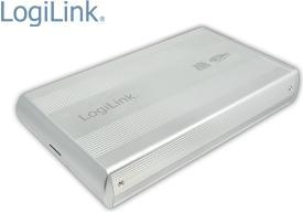 Produktbild LogiLink Festplattengehäuse 3.5" S-ATA USB 3.0 Alu, silber (3.5")