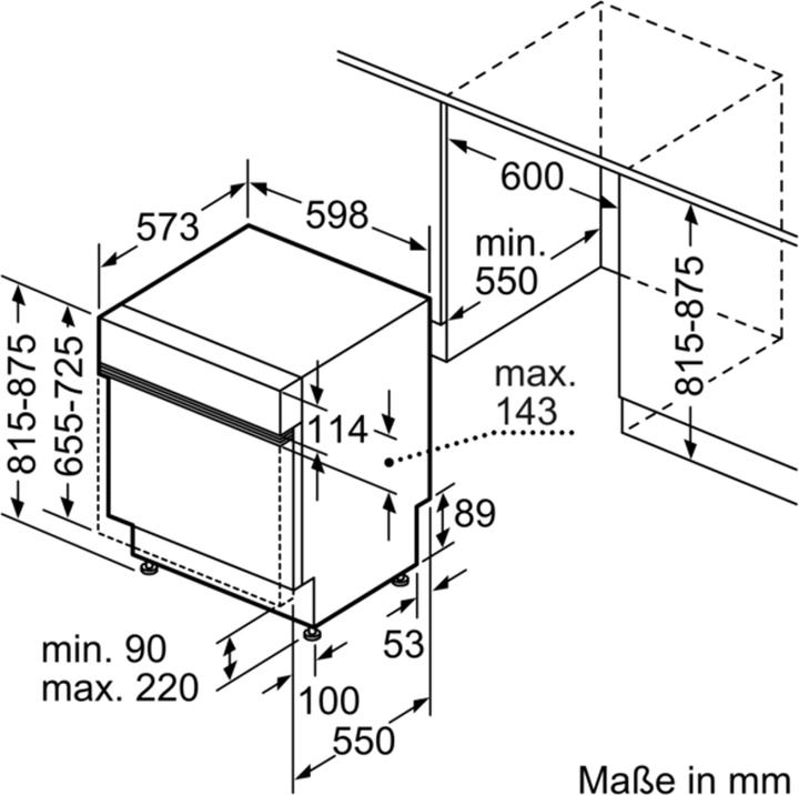 Image du produit Bosch Hausgeräte SMI6ZCS49E