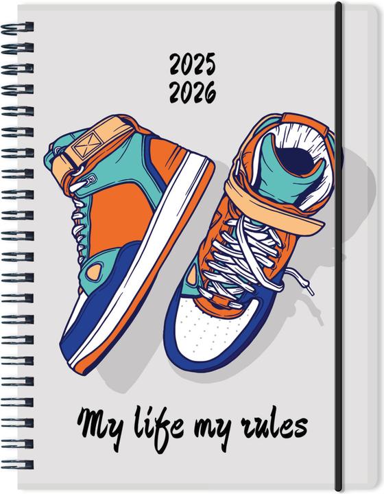 Produktbild Pelikan Schülerkalender 25/26 MustHave A5 Sneaker (Deutsch, Englisch, Französisch, Italienisch)