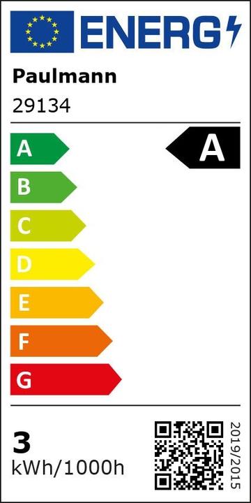 Label énergétique Paulmann Gouttes de filament Eco-Line (E14, 0.25 W, 525 lm, 1 x, A)