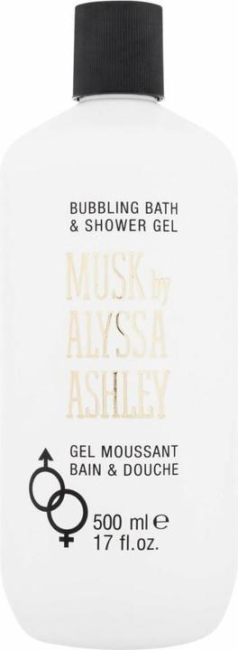 Actual product image Alyssa Ashley Musk Bubbling Bath & Shower Gel (500 ml)