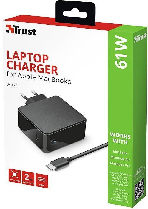 Immagine prodotto Trust Caricatore MacBook Maxo 61 W USB-C (61 W)