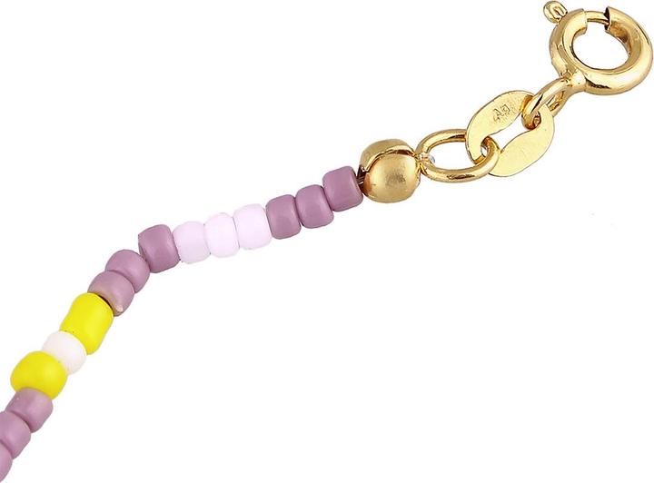 Image du produit Elli Multi-Color, Smiley (Argent 925 sterling plaqué or, Cristal de verre, Verre, Plastique, 36 cm)