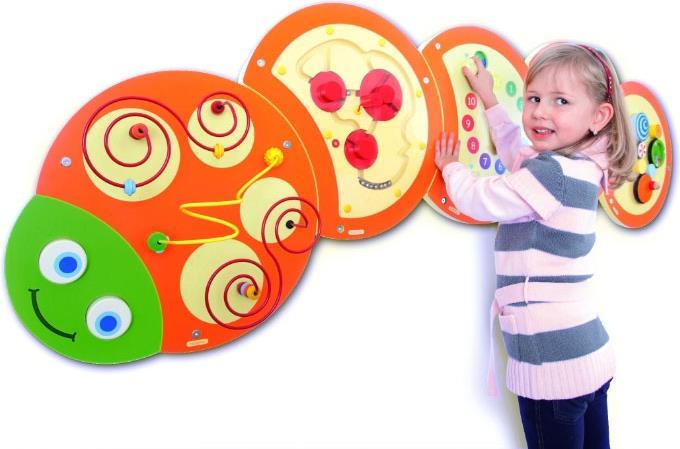 Image du produit Beleduc Jeu mural chenille toupie