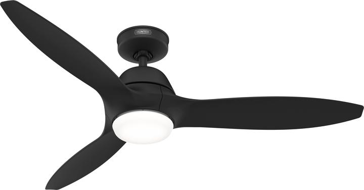 Actual product image Hunter Fans DC Deckenventilator Calabasas Schwarz mit LED (40 dB)