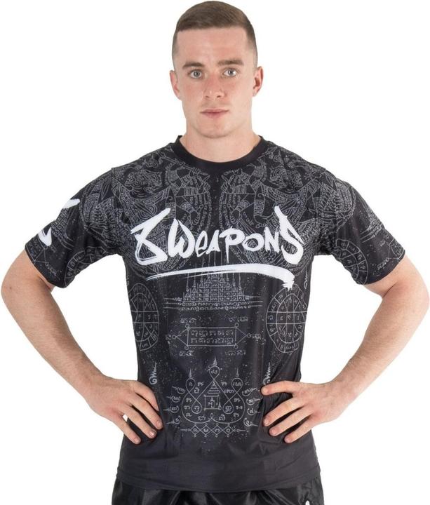 Actual product image 8Weapons Functional T-Shirt, Hanuman Yant, black-grey M (M)