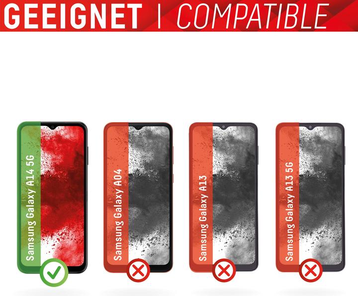 Image du produit Displex Real Glass, 2D Panzerglas (1 pièce(s), Samsung Galaxy A14 5G)