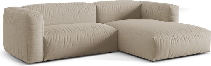 Actual product image Micadoni Modular Right Corner Sofa, "Martina", 2 Seats, 283x176x75 Made in Europe (Corner sofa)