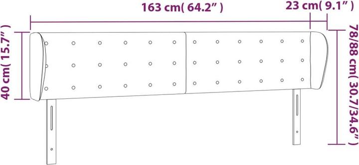 Actual product image VidaXL Zain (163 x 23 x 88 cm)