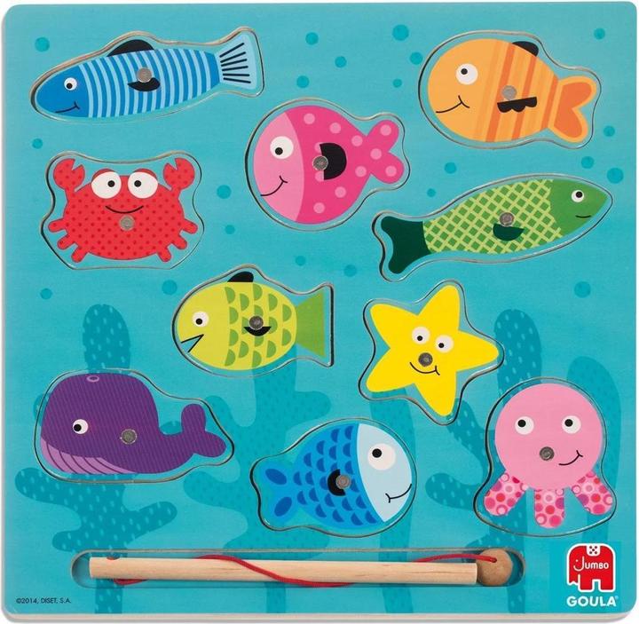 Actual product image Goula Fishing puzzle fish (10 pieces)