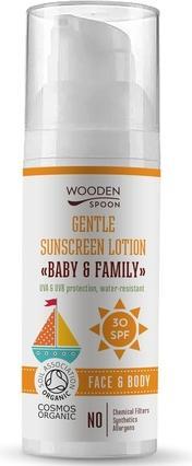 Wooden Spoon Gentle Sunscreen Lotion Sun Lotion For Babies And The Whole Family Spf30+ 50Ml (Sonnenlotion, SPF 30, 50 ml)