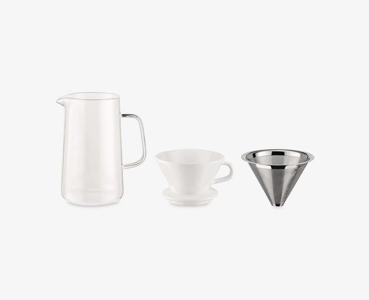 Productafbeelding Alessi Set moulin à café et pichet filtre SLOW COFFEE argentée
