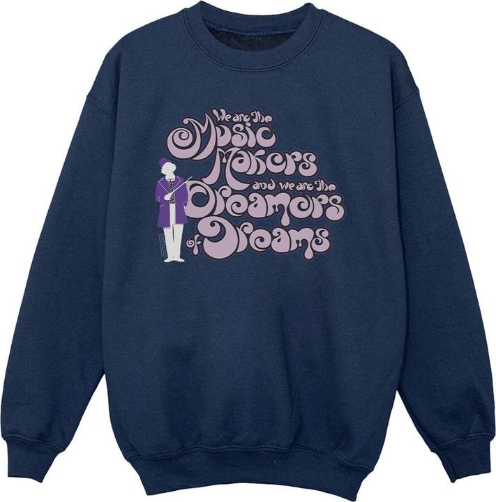 Willy Wonka & the Chocolate Factory Dreamers Text Sweatshirt Mädchen