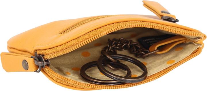 Actual product image Esquire Peru leather key pouch 11 cm