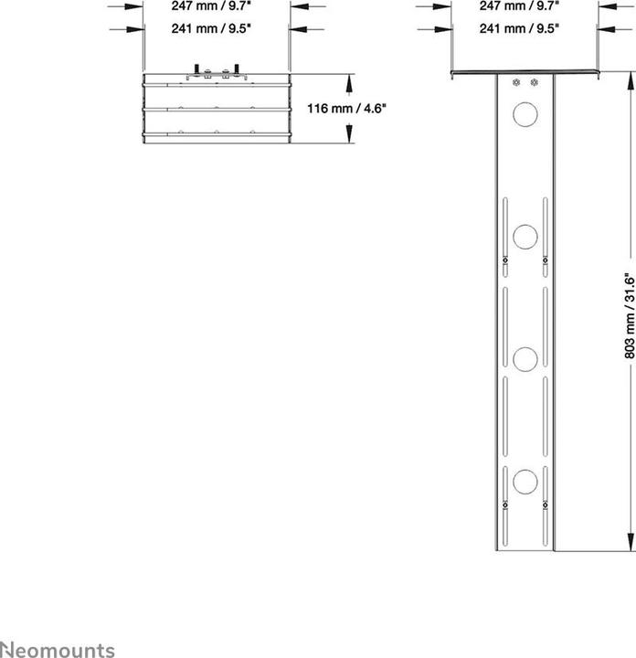 Produktbild Neomounts Camera Shelf for (85.98")
