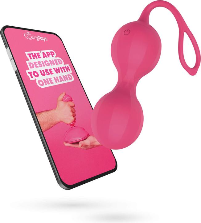 Actual product image Easytoys EasyConnect Appgesteuerte VibrationsKegelbälle