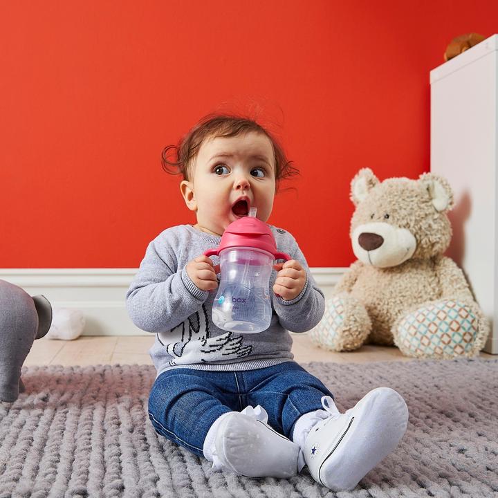 Actual product image B.Box Innovative Water Bottle with Straw Raspberry New 240 ml 6 months+ (0.24 l)