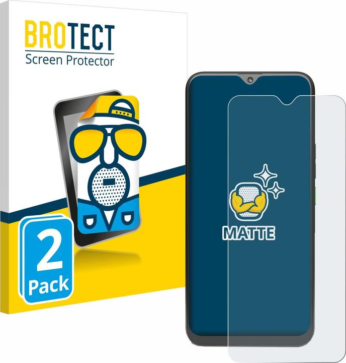 Actual product image BROTECT Anti-glare screen protector matt (2 Piece, Rephone Rephone)