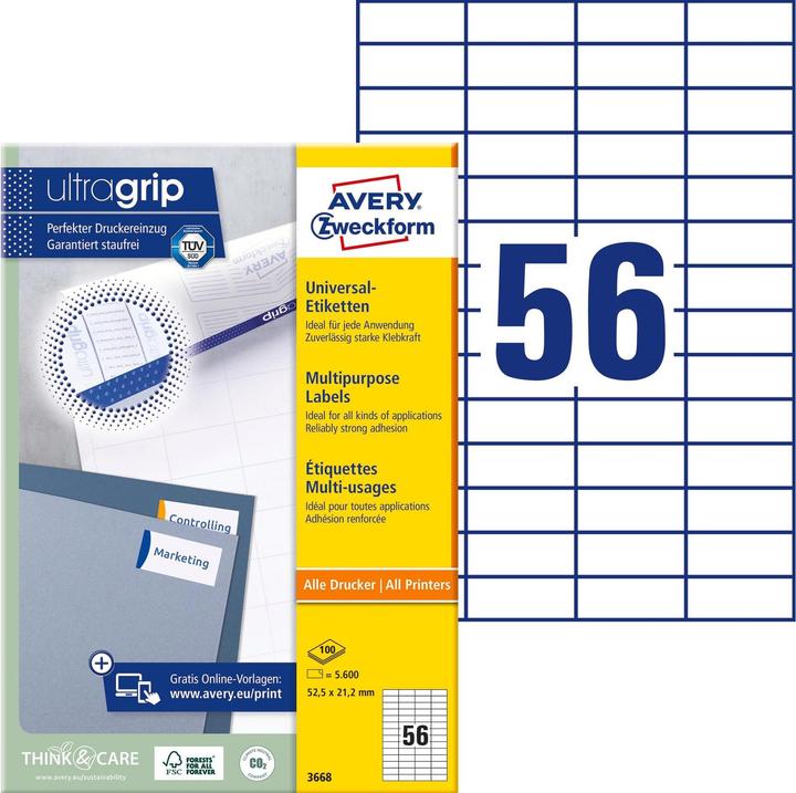 Produktbild Avery Universal-Etiketten
