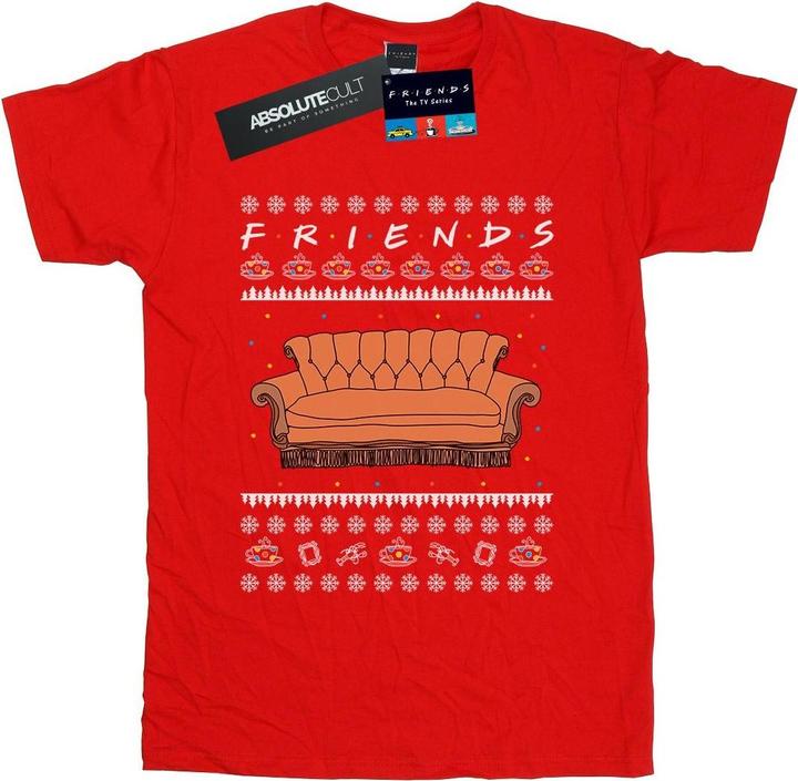 Friends Fair Isle Couch TShirt (L)