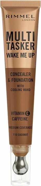 Image du produit Rimmel London Rimmel Multi-Tasker Wake Me Up Fond de teint et correcteur 110 Warm Coconut (110 - Noix de coco chaude)